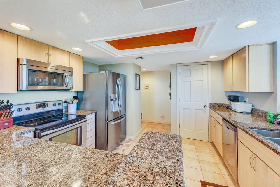 Kitchen island views