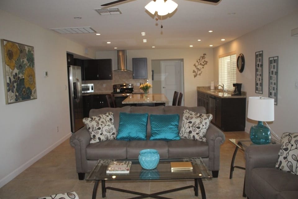 Family room & kitchen