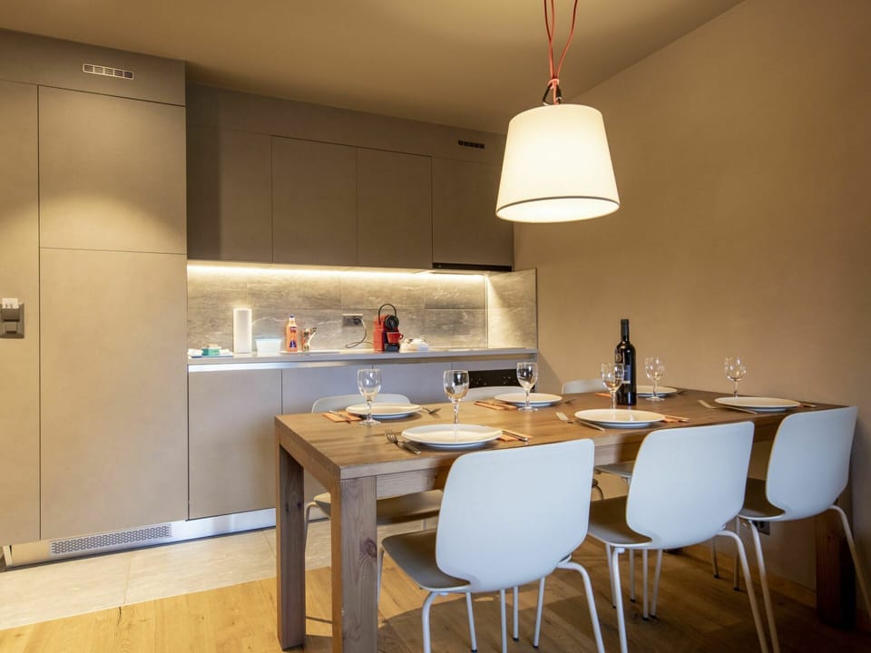 Furniture, Cabinetry, Countertop, Property, Table, Chair, Tableware, Wood, Interior Design, Lighting