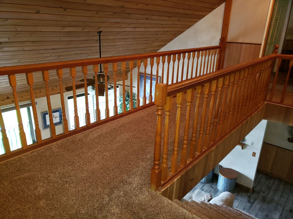 Loft over livingroom
