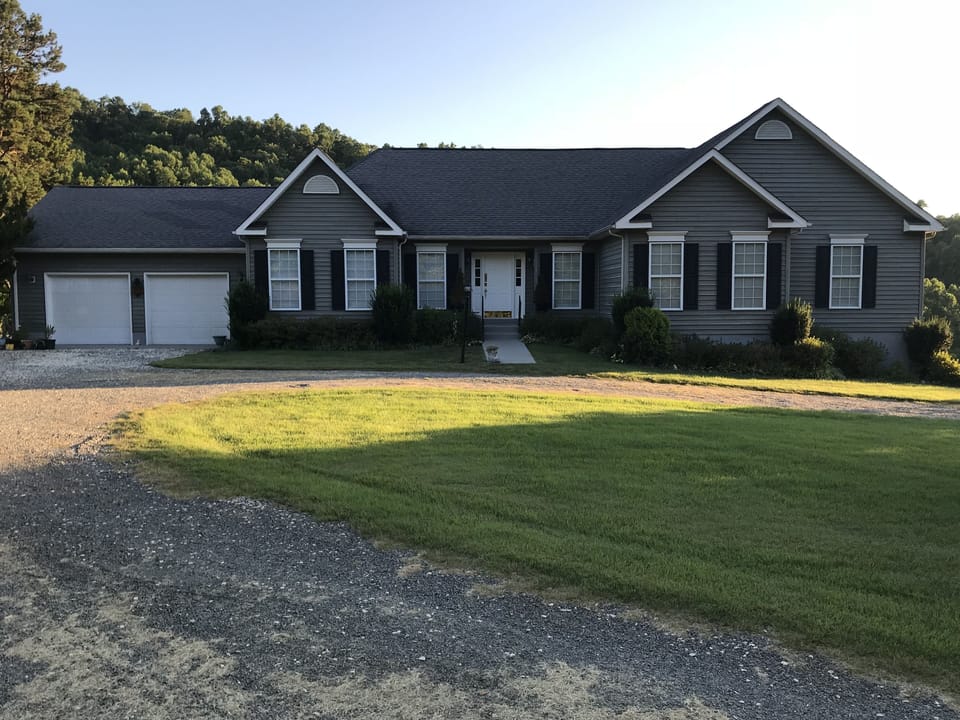 Front of house; street view.