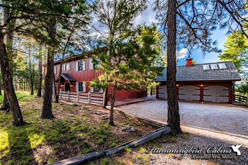 Front entrance and parking