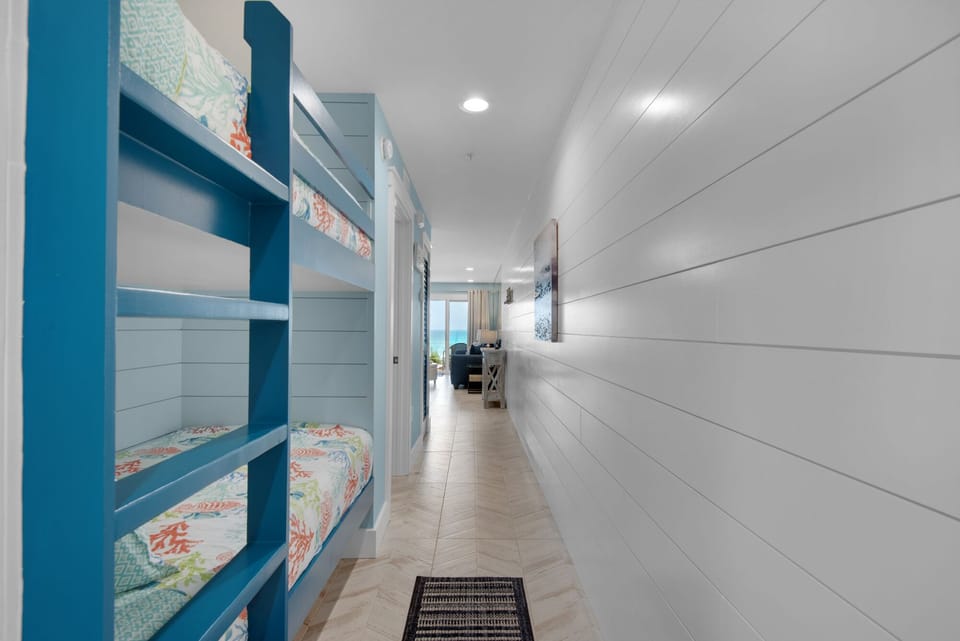 Bunk beds in hall
