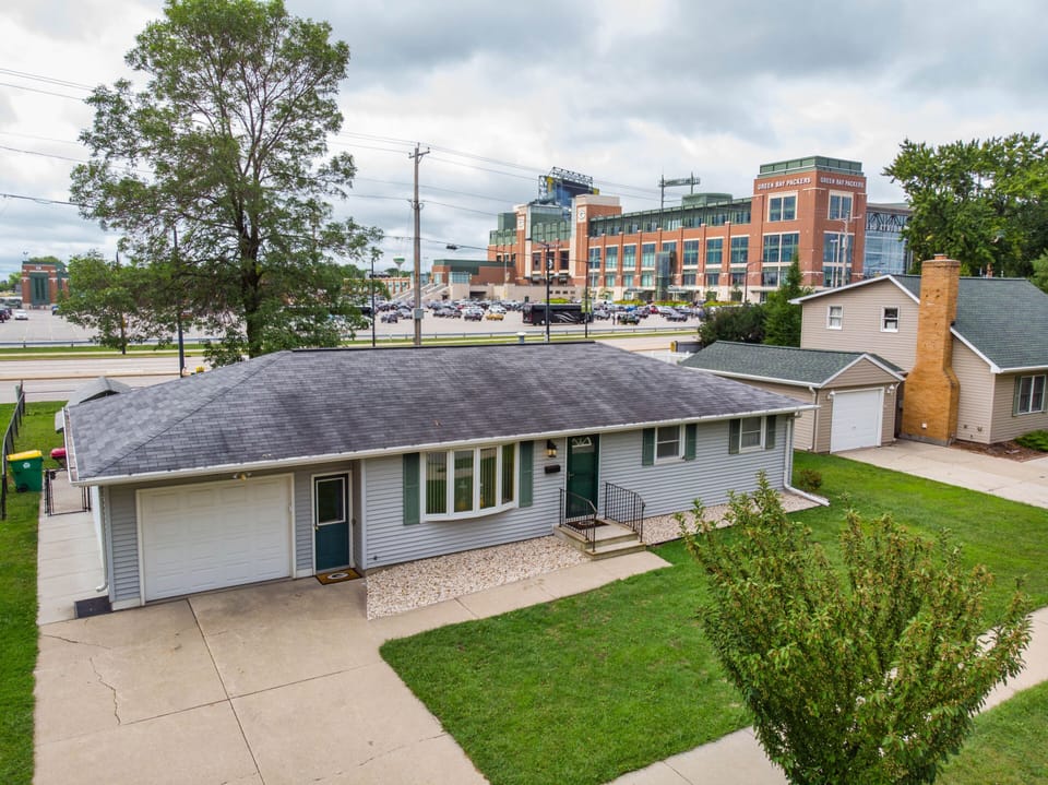 Field of Dreams in the shadow of Lambeau Field.