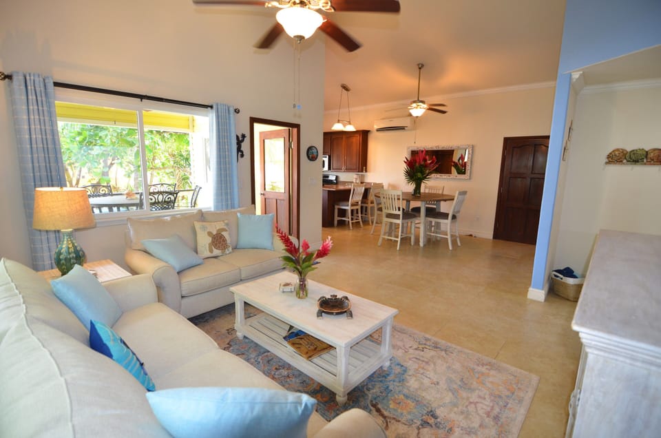 Family room has sofa sleeper with comfortable foam mattress for groups over 4.