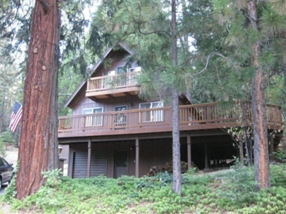 Cabin from street view