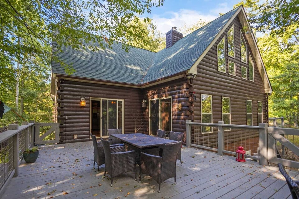 Back Deck with Dining Table