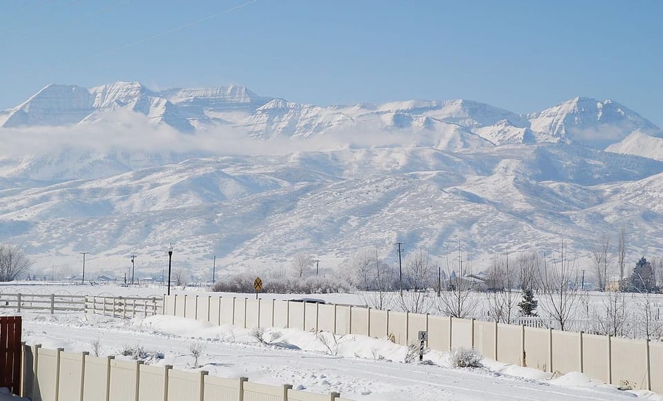 Winter View from Back Deck