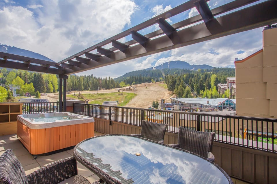 Enjoy your private balcony with great views.