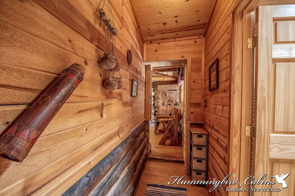 Hallway leading to living room from the second bedroom