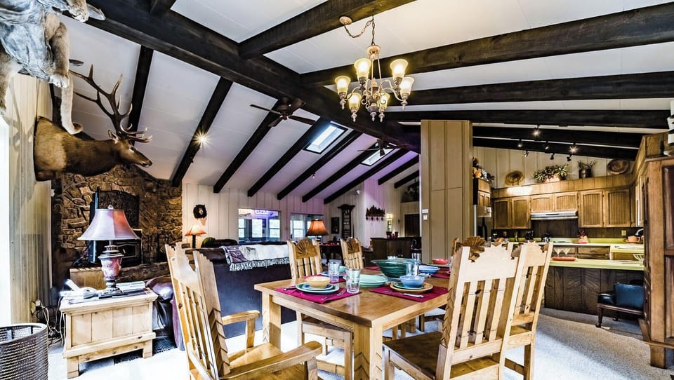 Another view of the dining room looking toward the living room