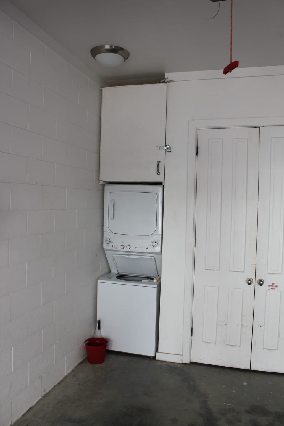 carriage house washer/dryer in garage