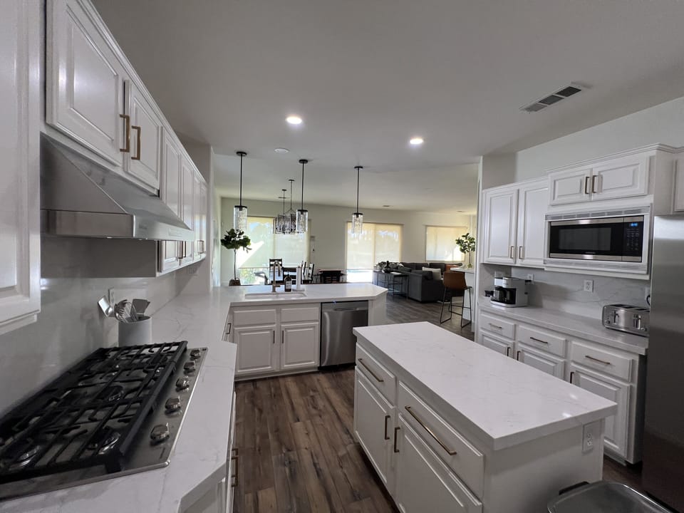 Newly remodeled kitchen