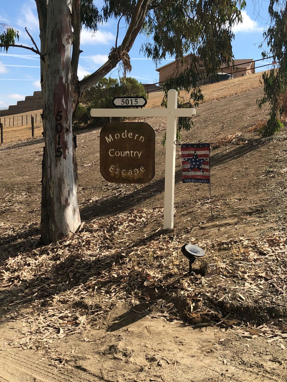Driveway entrance