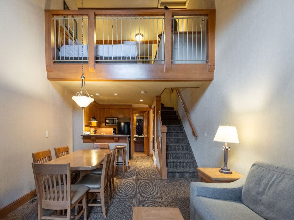 Our bright and spacious living area opens onto a lovely balcony.