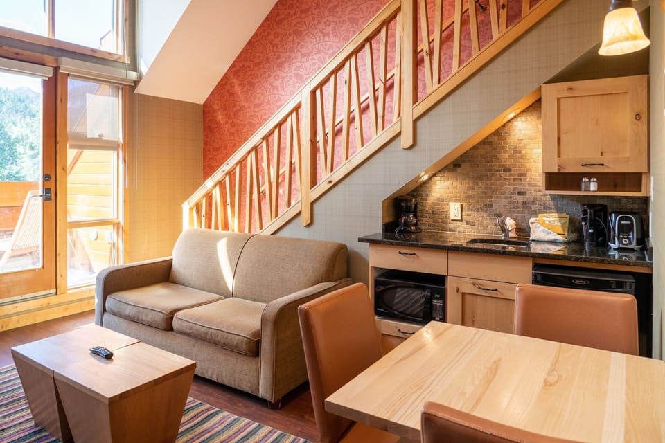 Enjoy the bright living area with enough space for everyone to relax