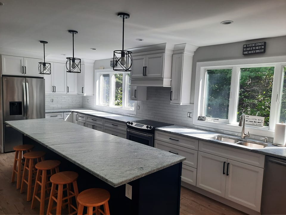 the new kitchen