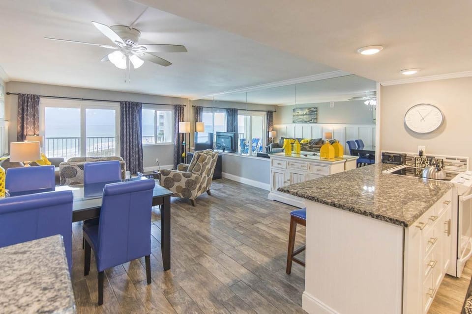 Open, spacious living area.