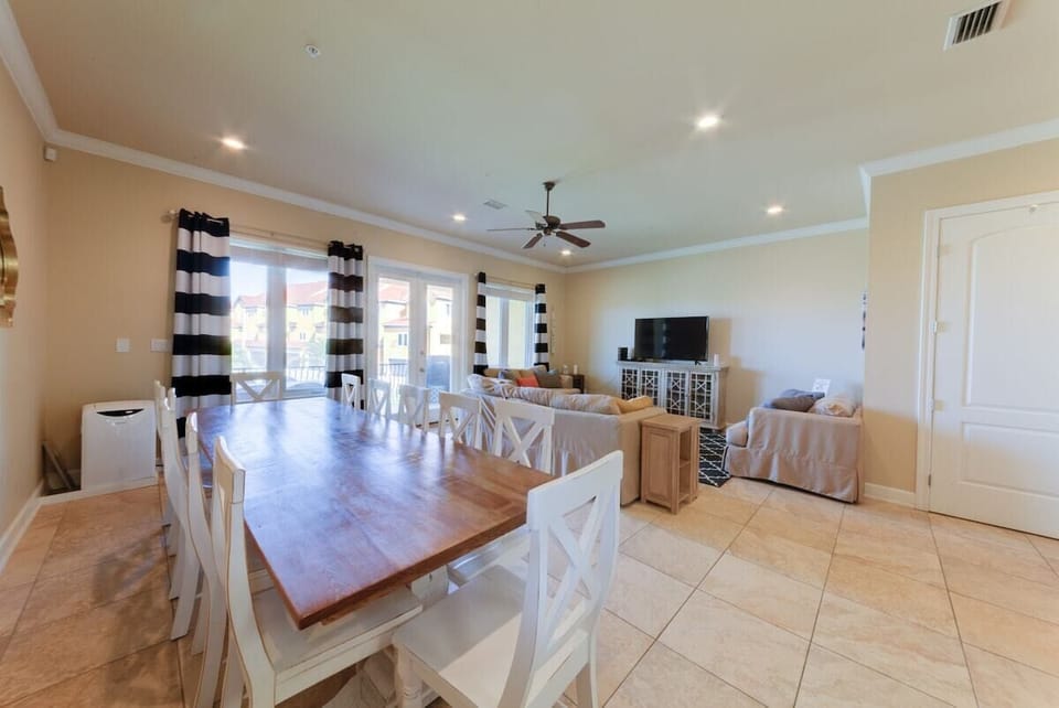 Dining table seats 12