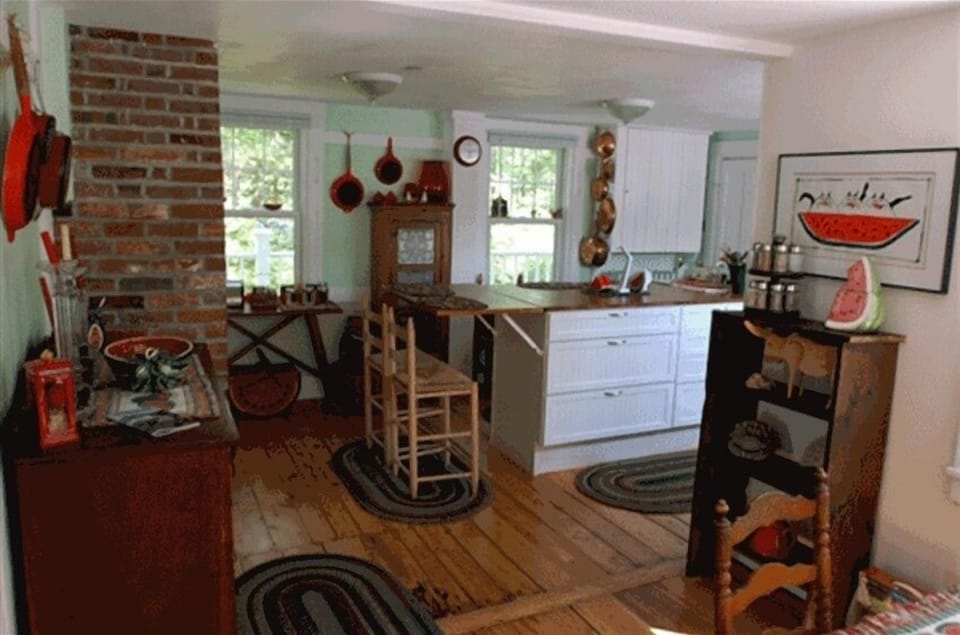 The charming, fully-equipped kitchen in the Cape