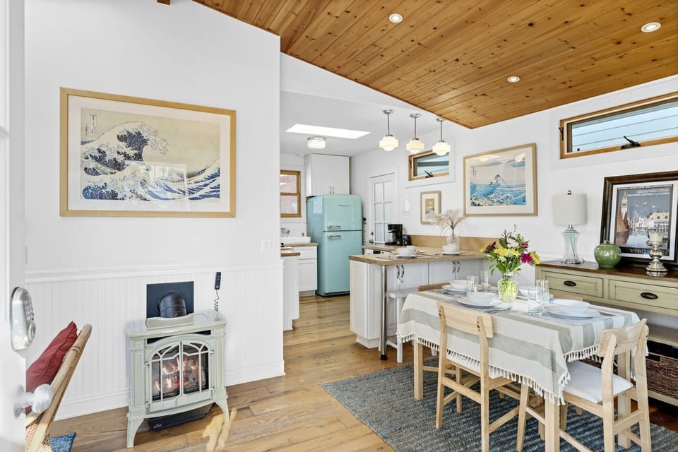 Dining and kitchen