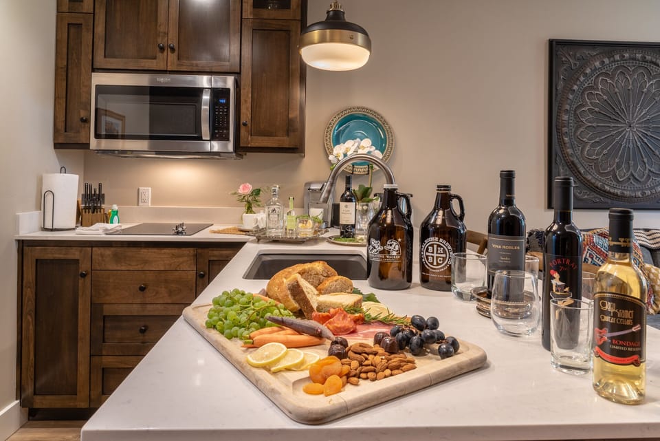 Making a Meal in your Suite, Coffee Always provided for your Sta
