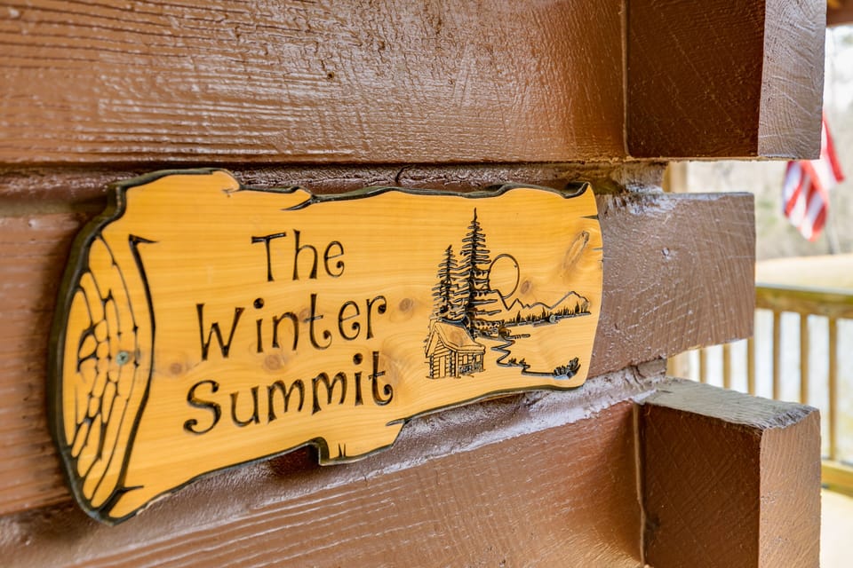 The cabin is our Winter Summit!