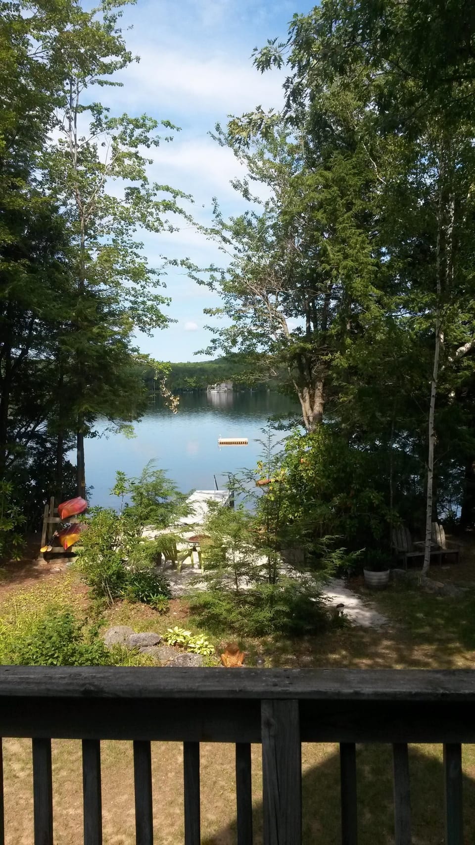 View from the deck