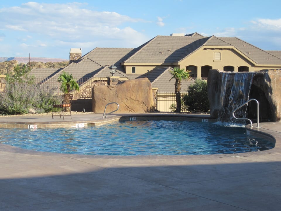 Two Community pools, heated year round at 88 degrees, two large gorgeous hot tub