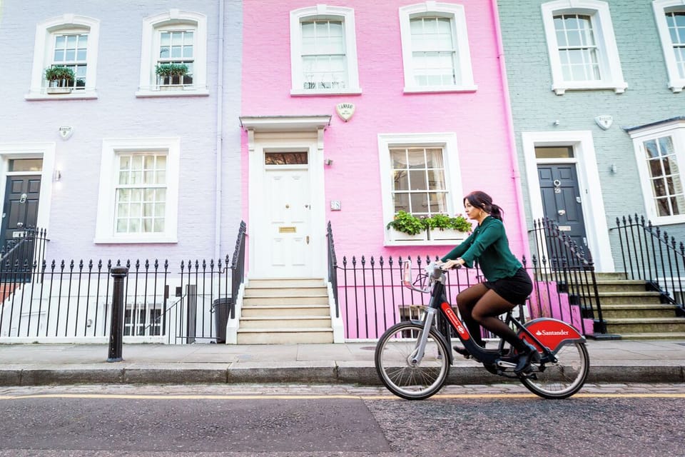 Santander pick up bikes are a brilliant way to get around London