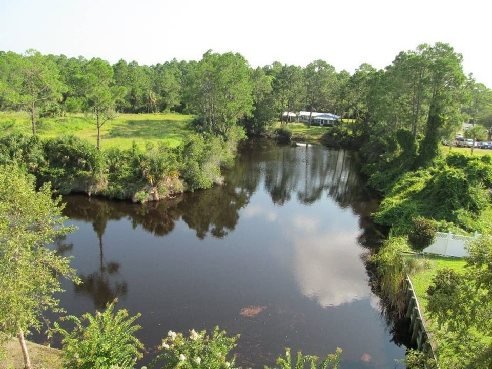 Canal in back 