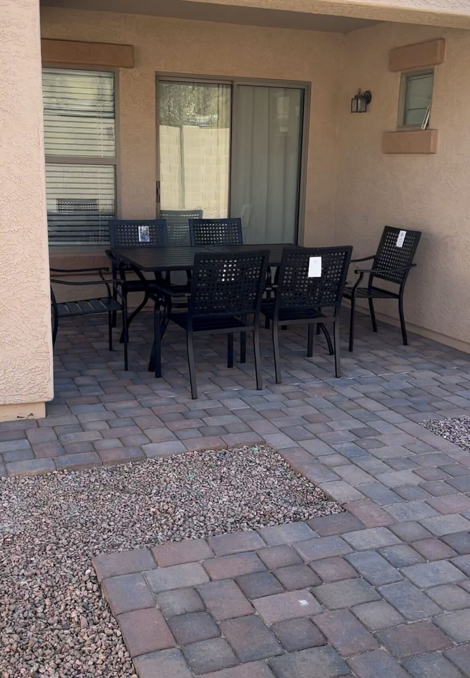 Backyard Patio seating