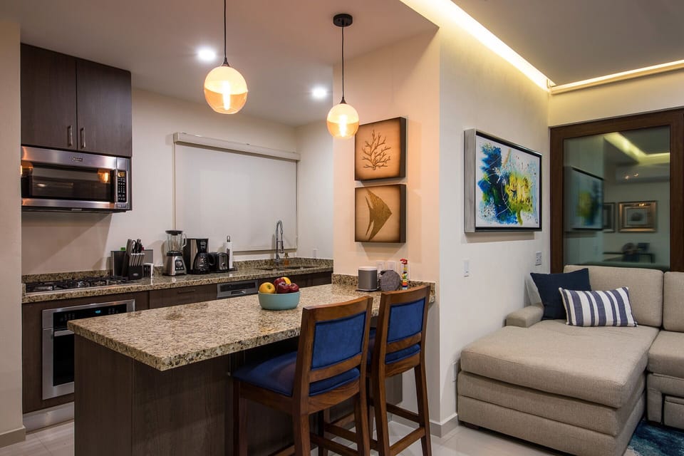 Stove, (microwave) oven, blender, coffeemaker, etc etc