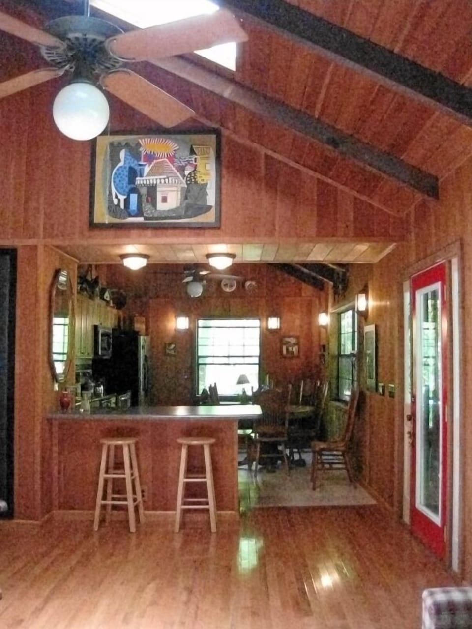 view of kitchen from livingroom