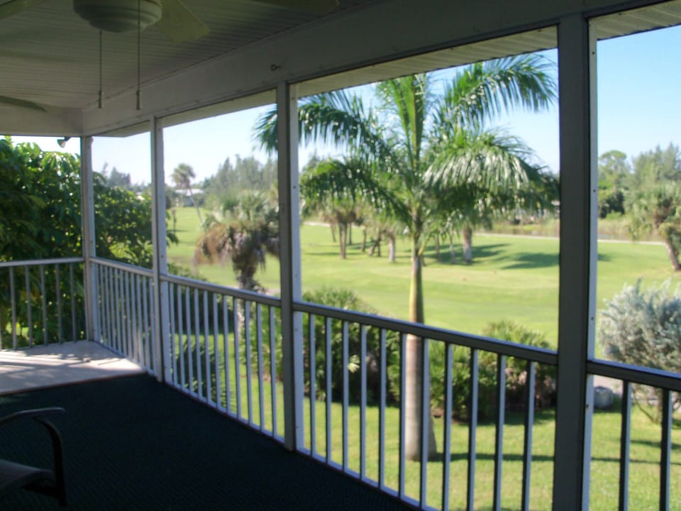 Lanai view overlooking hole #12 and hole #18