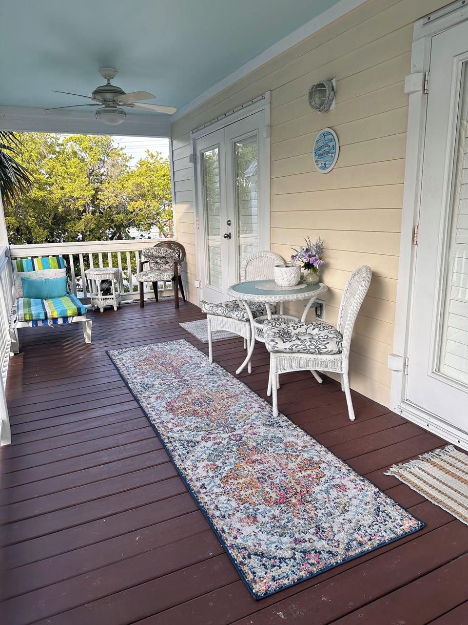 Upstairs porch