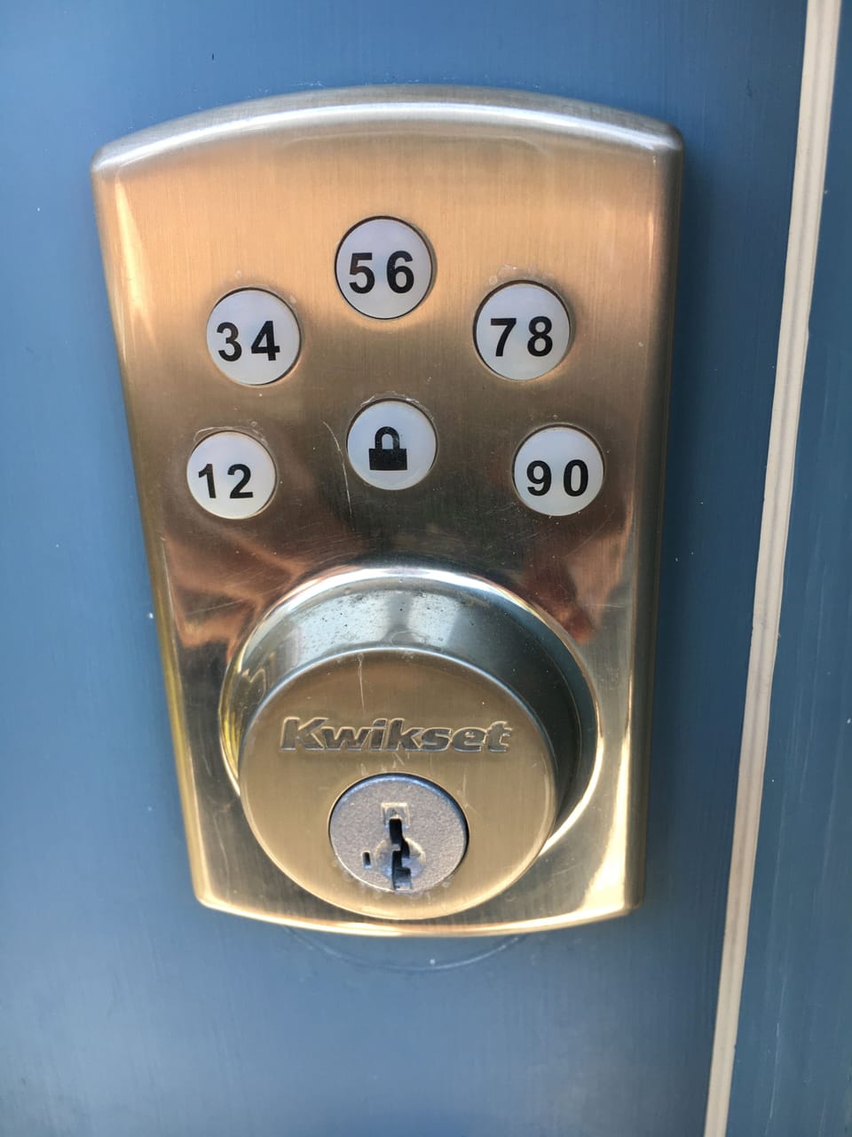 coded entry door