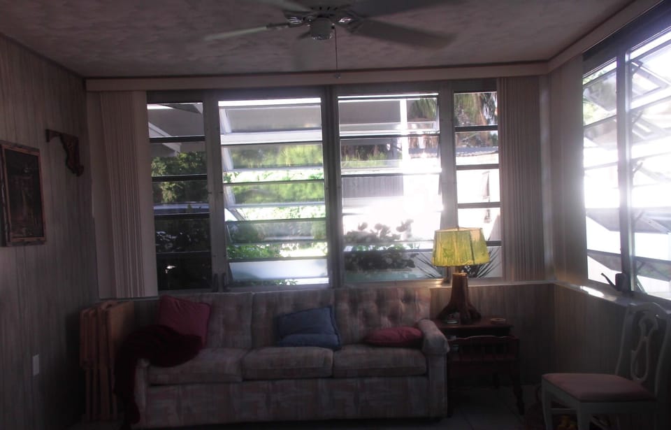 enclosed patio with AC, 1 of 2 patios