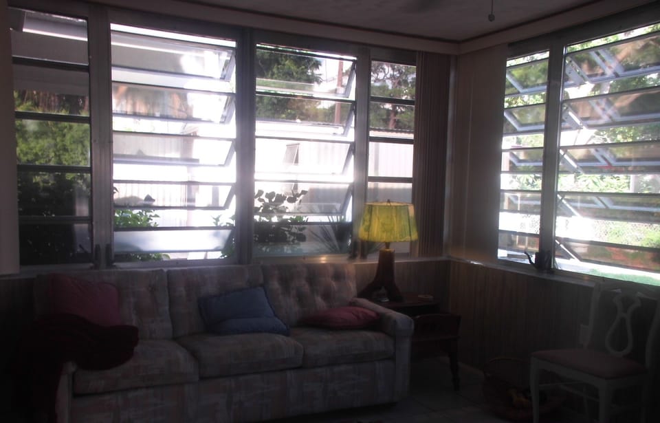enclosed patio with AC, 1 of 2 patios