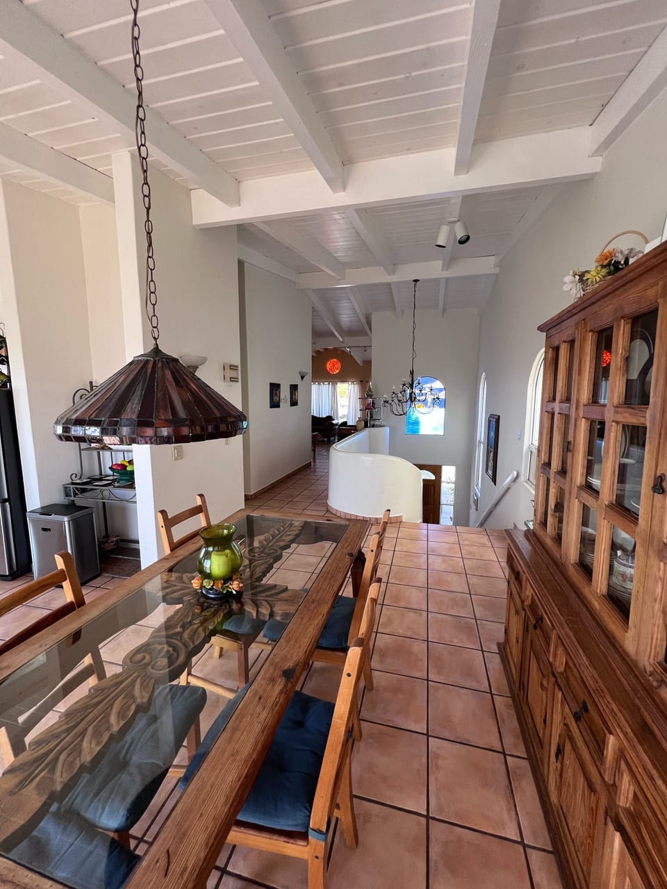View from dining room towards living room