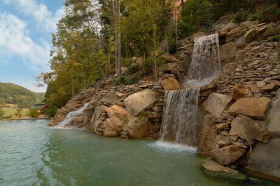 .No swimming in the waterfalls please
