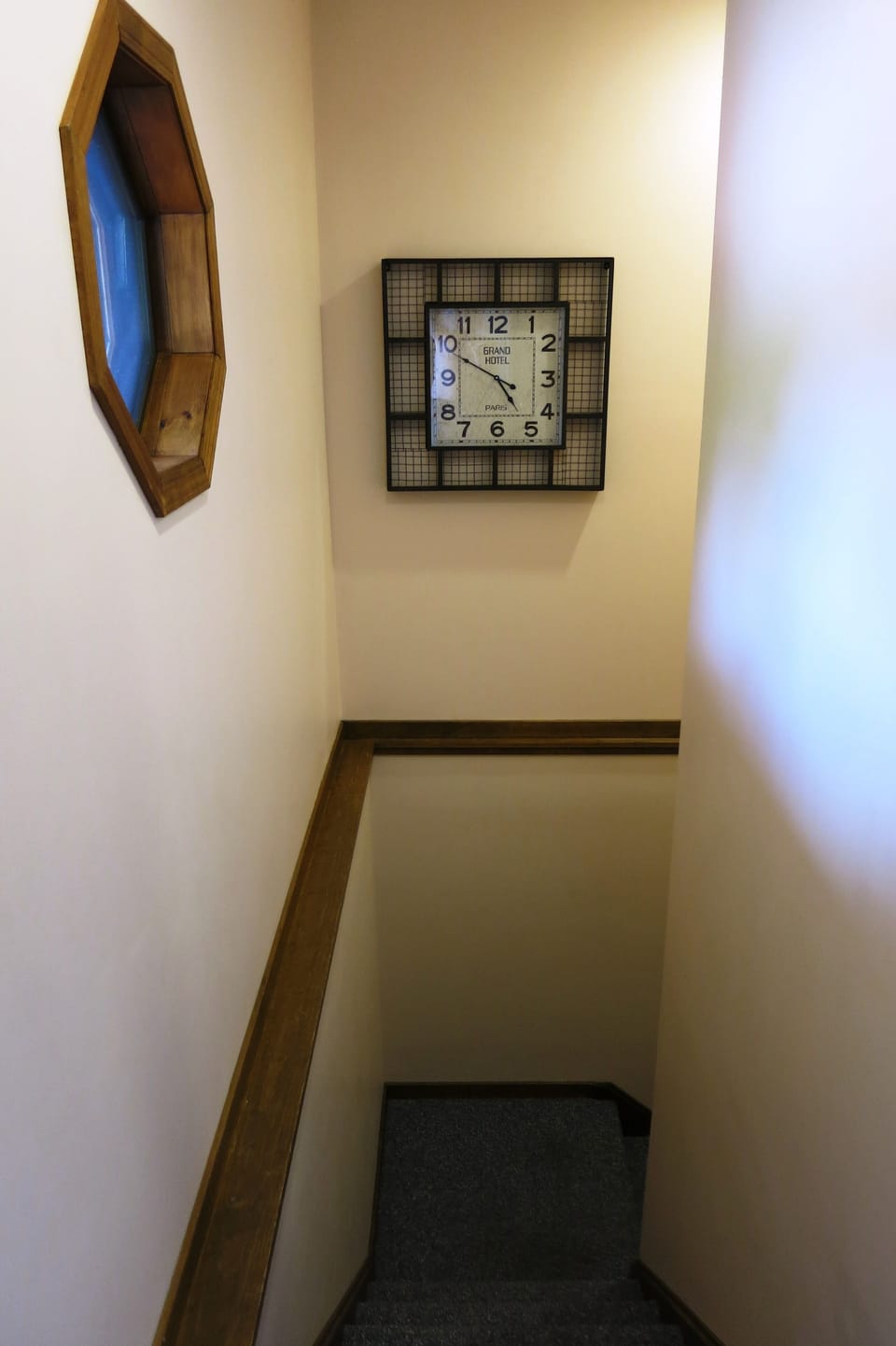 Heading downstairs to the lower level...