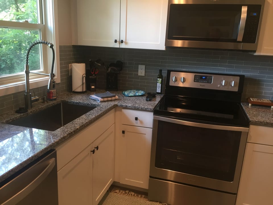 Fully stocked kitchen