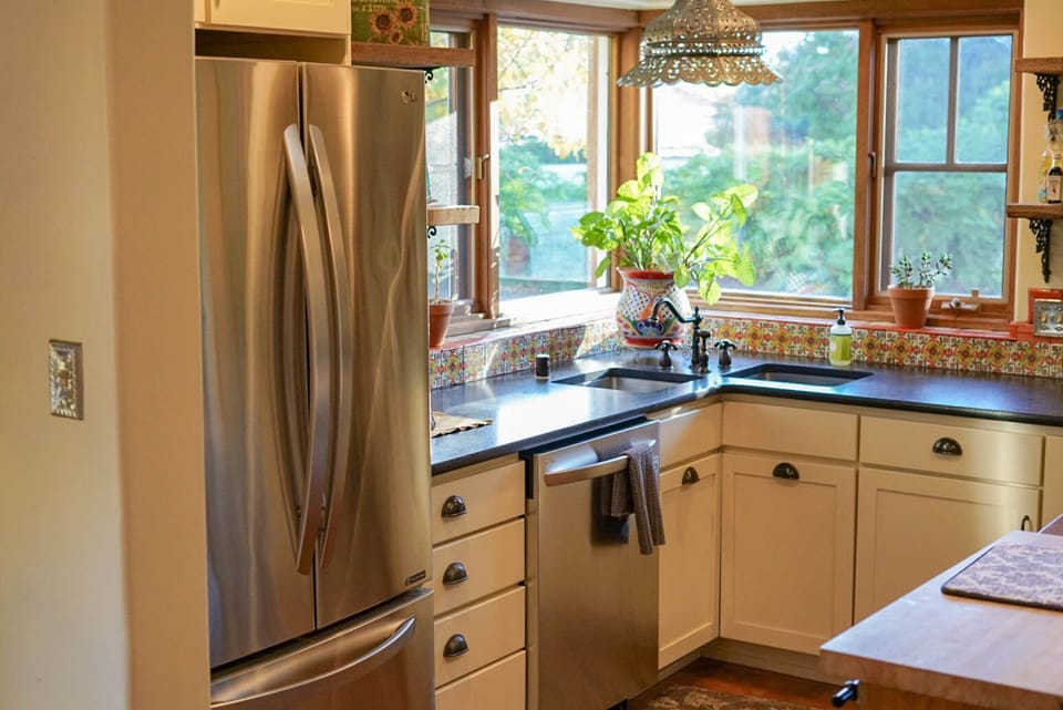 All stainless steel appliances