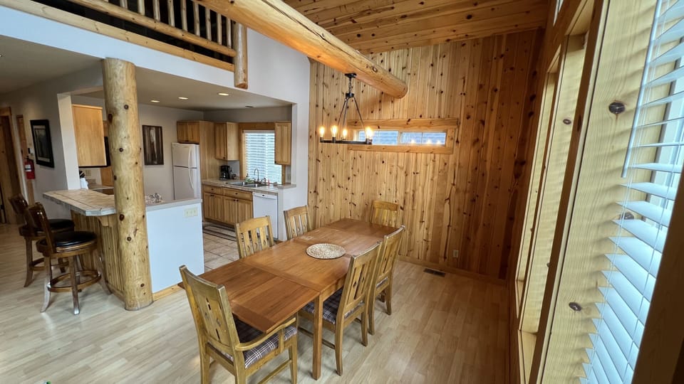 Open and spacious dining area
