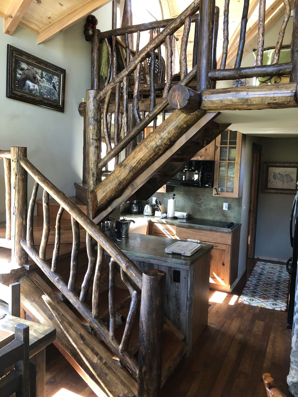 Staircase leading to the Master Loft
