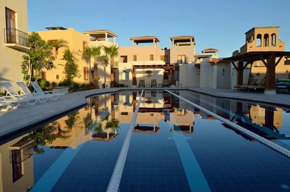 Community lap pool, heated year-round.