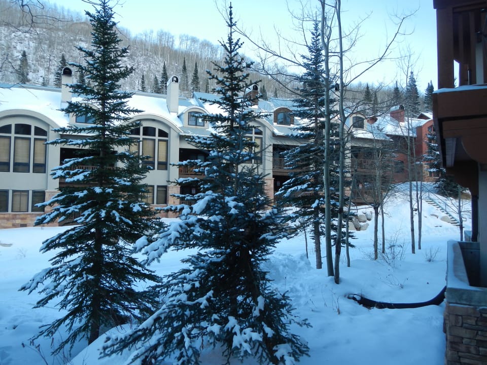 Another outside view from the deck.