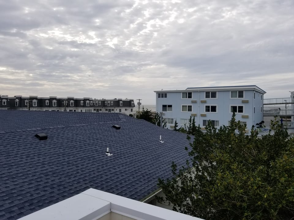 View from the rooftop deck