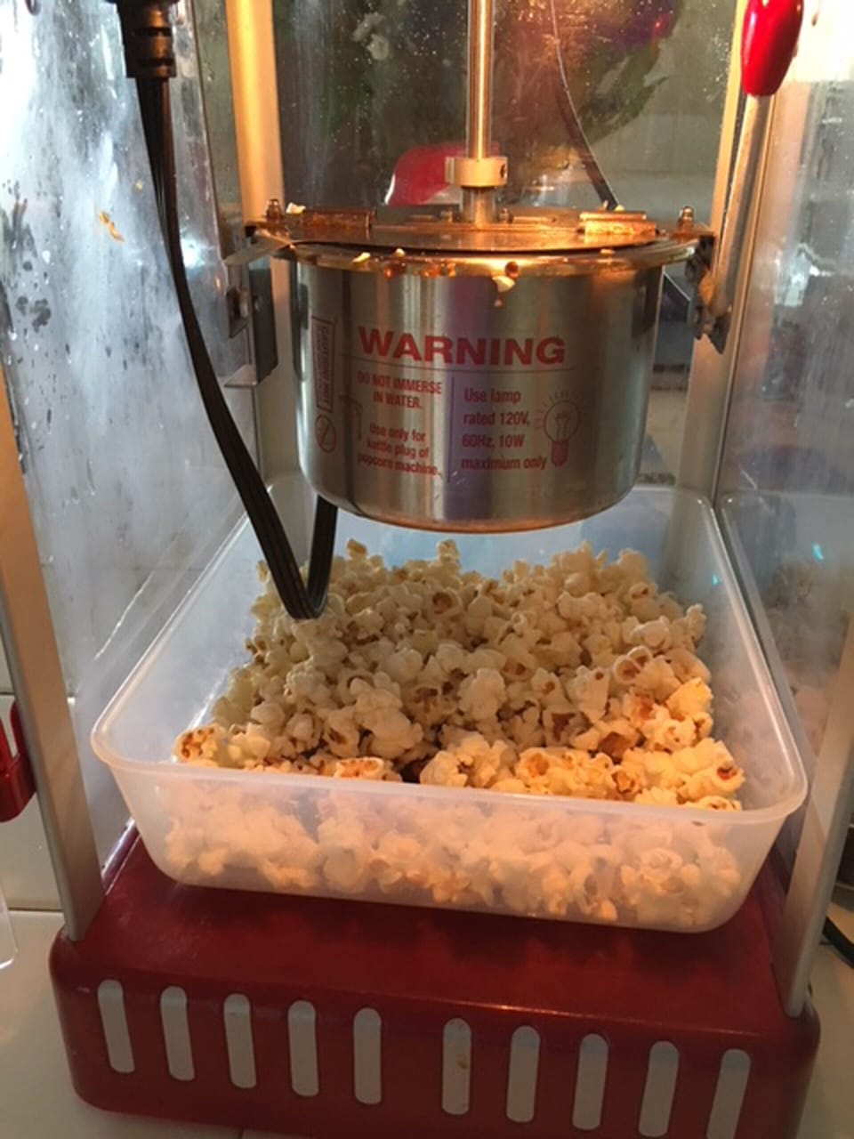 Fresh popcorn for watching a good movie - priceless. We provide ingredients